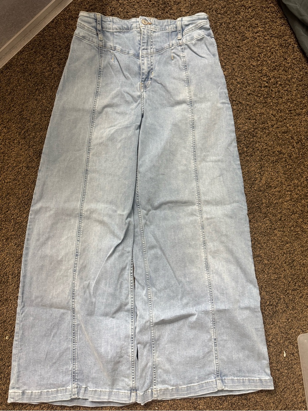We The Free Faded Light Blue High-Rise Denim